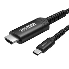【特売】JSAUX HDMI タイプC 変換ケーブル 3M、4K@60Hz USB 3.1 Thunderbolt 3/4対応 USB Type C to HDMI 2.0 スマホからテレビに映すHDMIケーブル タイプC iPhone 16/15/Pro/M