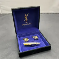 【極美品★ケース付】イヴサンローラン カフス タイピン セット ブラック 刻印有 Yahoo!オークション -「ysl」(カフス) (メンズアクセサリー)の