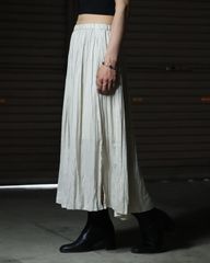 side slit sheer toromi maxi skirt écru 80s 90s サイドスリット デザイン シアー 透け感 フレア マキシ スカート エクリュカラー アイボリー