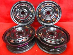 スチール ホイール 4本 ダイハツ 純正 13×4.00B 4穴100 +40 ハブ径54 ミラ エッセ ミラココア タントカスタム ムーヴ ラテ◆51749Hのサムネイル