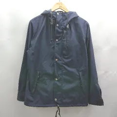 ◇ ⊇ ikka イッカ 長袖 マウンテンパーカー サイズM ネイビー系 メンズ E  【1503310013030】