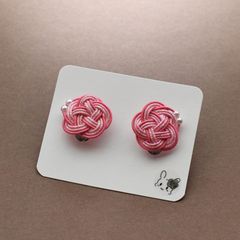 梅結びのイヤリング（大）
