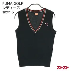 PUMA GOLF プーマゴルフ Vネックニットベスト ブラック系 S [240001863415]