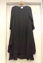 美品 yuni ユニ フロントボタン バンドカラー シャツワンピース 美品 yuni ユニ フロントボタン バンドカラー シャツワンピース