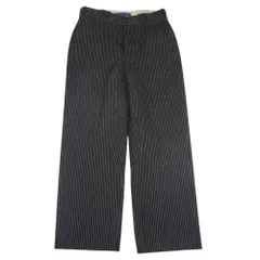 RALPH LAUREN ラルフローレン Purple Label パープルレーベル 50th anniversary ストライプ トラウザー パンツ ブラック系【中古】のサムネイル