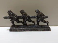 グリコ おまけ 肉弾三勇士之像　レア　貴重品　フィギュア 日本軍　陸軍　戦意高揚 グリコのおまけだった爆弾三勇士の文鎮 - 国民的英雄になった