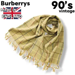 2025年最新】ヴィンテージ英国製BURBERRYマフラーの人気アイテム