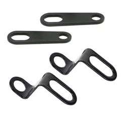 【特価商品】オートバイ ストレートタイプ リア用 アングルタイプ オートバイ ブラケット 補助灯 4個セット スウインカーステーベース （ブラック） DFsucces