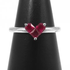 スタージュエリー STAR JEWELRY ミステリアスハートリング 5号 指輪 ピンキーリング K18 ピンク レディース ジュエリー 管理10065