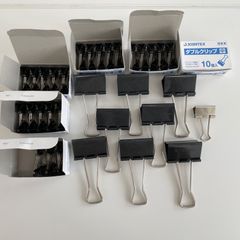 まとめ商品　ダブルクリップ　各種　65個セット