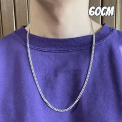60cm 喜平 チェーンネックレス シルバー メンズ レディース ネックレス