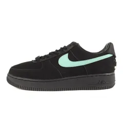美品 NIKE ナイキ サイズ:27.5cm TIFFANY & Co. AIR FORCE 1 1837 (DZ1382-001) 2023年 エアフォース1 ティファニー ブラック 黒 US9.5 ローカット スニーカー 靴 コラボ シューズ ブランドのサムネイル