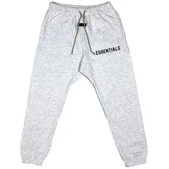 FOG エッセンシャルズ フロント 3Dロゴ スウェットパンツ ライトグレー