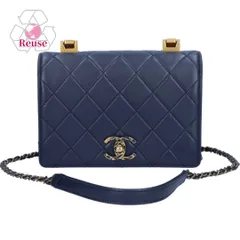 【リユース品】 シャネル CHANEL バッグ ショルダーバッグ マトラッセチェーンショルダーバッグ ネイビー 【お取り寄せ】