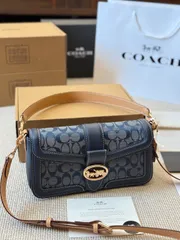 【今日特価】Coach Georgie Colorblock Rivet Messenger Bag - コーチ ジョージー カラーブロック リベット メッセンジャーバッグ?3way 使い方 × 個性的なデザインと大容量?送料無料