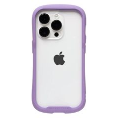 iPhoneケース ワイヤレス充電 パープル iPhone15pro iPhone15promax