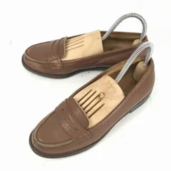 REGAL/リーガル★本革/グッドイヤー製法/レディース/コインローファー【23.0/茶】◆E-48