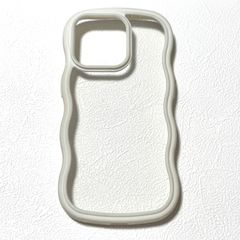 iPhoneケース シンプル 雲型 透明 case【384】