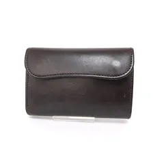 WILDSWANS　BYRNE　バーン　マリン×煉瓦色　王冠刻印　新品未使用 WILD SWANS（ワイルドスワンズ）BYRNE（バーン）3つ折り