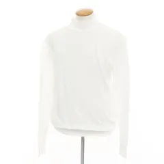 【中古】ルトロワ Letroyes ハイゲージコットン ハイネックニット ホワイト【サイズ5】【メンズ】のサムネイル