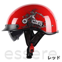 オートバイハーレーヘルメット ハーフハット メンズ ゴーグルv - メルカリ