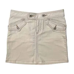 TOMMY JEANS トミー ジーンズ ホワイトデニム タイト ミニ スカート サイズ S /レディース/トミーヒルフィガー/TOMMY HILFIGER