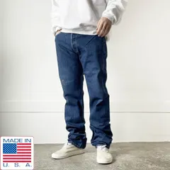 2001年製 USA製 リーバイス501 濃いめ ペンキ ジーンズ 実寸W32 ジーパン 00s アメリカ製 ビンテージ D148-21-0080ZTW