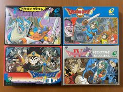 美品　ENIX ドラゴンクエスト Ⅰ Ⅱ Ⅲ Ⅳ４本セット　箱説付き　ファミコンソフト