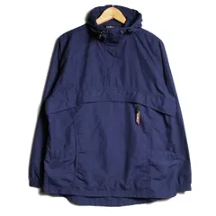 00's LLビーン ナイロン アノラックパーカー (W-S) 紺 カタディンタグ パッカブル プルオーバー フード 00年代 旧タグ オールド L.L.Bean アメリカ古着 USED  ビンテージ ヴィンテージ