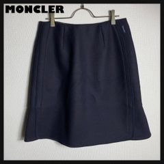 希少 MONCLER 上質 ギャザー ワッペン ボーダー サロペット ワンピース