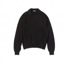 【激レア最安値】オーラリー コットンウール スキッパーニットポロ 2023ss 激レア最安値】オーラリー コットンウール スキッパーニットポロ