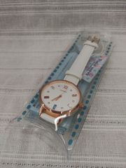 [フィールドワーク] 腕時計 フィールドワーク アナログ ビジュー スワロフスキー 装飾 革ベルト ST227-1 レディース ホワイト　W-020