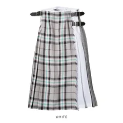 オニール オブ ダブリン 別注 リネン パッチワーク キルト コンボスカート ロングスカート スカート O'Neil Of Dublin/WHITE/8 T1248122SS