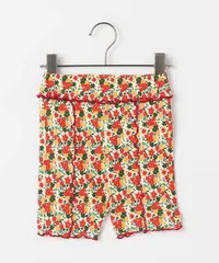 ☆再入荷☆　イロチ買いしたい総柄メロウハーフレギンス p.premier P322025 レッド