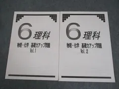 日能研 小6 理科 物理・化学 基礎力アップ問題 Vol.1/2 状態良い 2024 計2冊 004s2C