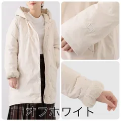 [FILA] 耐久はっ水 きれいめコーデを叶える！ スペシャルダウンコート オフホワイト　ブラック　ライトブルー　小顔見え効果　スタイリッシュ　暖かい　着まわし