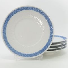ロイヤルコペンハーゲン プレート■ブルーファン Royal Copenhagen ランチプレート 19cm 洋食器 皿 5枚セット 1級品