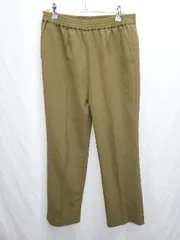 ◇ ⊂ apart by lowrys アパートバイ ローリーズ スリット　イージーパンツ サイズL カーキ レディース P  【1410230023745】