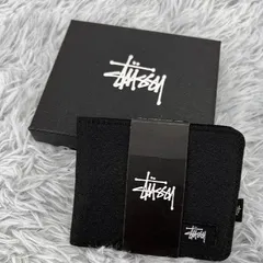 Old Stussy 財布 コットン ブラック