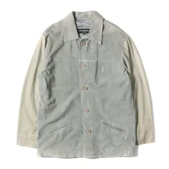Yves Saint Laurent イヴサンローラン ジャケット サイズ:M / 90s ピッグスウェード コンビ ボタン ジャケット / グレー ベージュ / 90年代 アーカイブ / アウター ブルゾン 上着【メンズ】【中古】のサムネイル