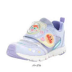 それいけ！アンパンマン ばいきんまん だだんだん ドキンちゃん 子供靴 キッズ スニーカー ムーンスター moonstar 女の子 男の子 tmapc183 パープル