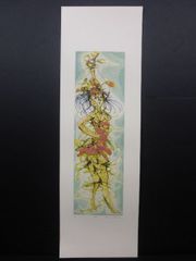 池田満寿夫 サイン 『マリリンの半分』 ミクストメディア シート出品