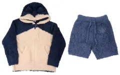 【中古】衣料雑貨 カビゴン パーカ＆ショートパンツセット ネイビー XXSサイズ 「ポケットモンスター Pokemon Sleep meets GELATO PIQUE」