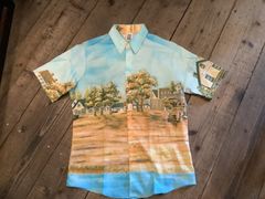 70s Kennington デ　ケニントン　 総柄 ヴィンテージシャツ