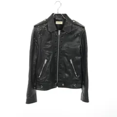 サンローランパリ SAINT LAURENT PARIS ライダースジャケット 344669 ブラック レザー ブルゾン メンズ Used Bのサムネイル