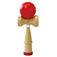 【新品・5営業日で発送】ARTEC アーテック カラーけん玉 赤 木製 6915／玩具／おもちゃ／男の子／女の子のサムネイル
