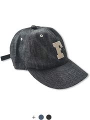 FULLCOUNT フルカウント キャップ メンズ レディース アメカジ 帽子 日本製 ブランド デニム 6Panel Denim Baseball Cap 'F' Patch ベースボールキャップ 6843