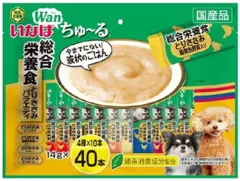 いなば Wanちゅ〜る 総合栄養食 とりささみバラエティ