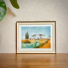 新品☆額縁付アートポスター☆フィンセント・ファン・ゴッホ☆Vincent van Gogh☆Bridge☆104