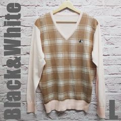 ブラックアンドホワイト　BLACK&WHITE　トップス　サイズ　L